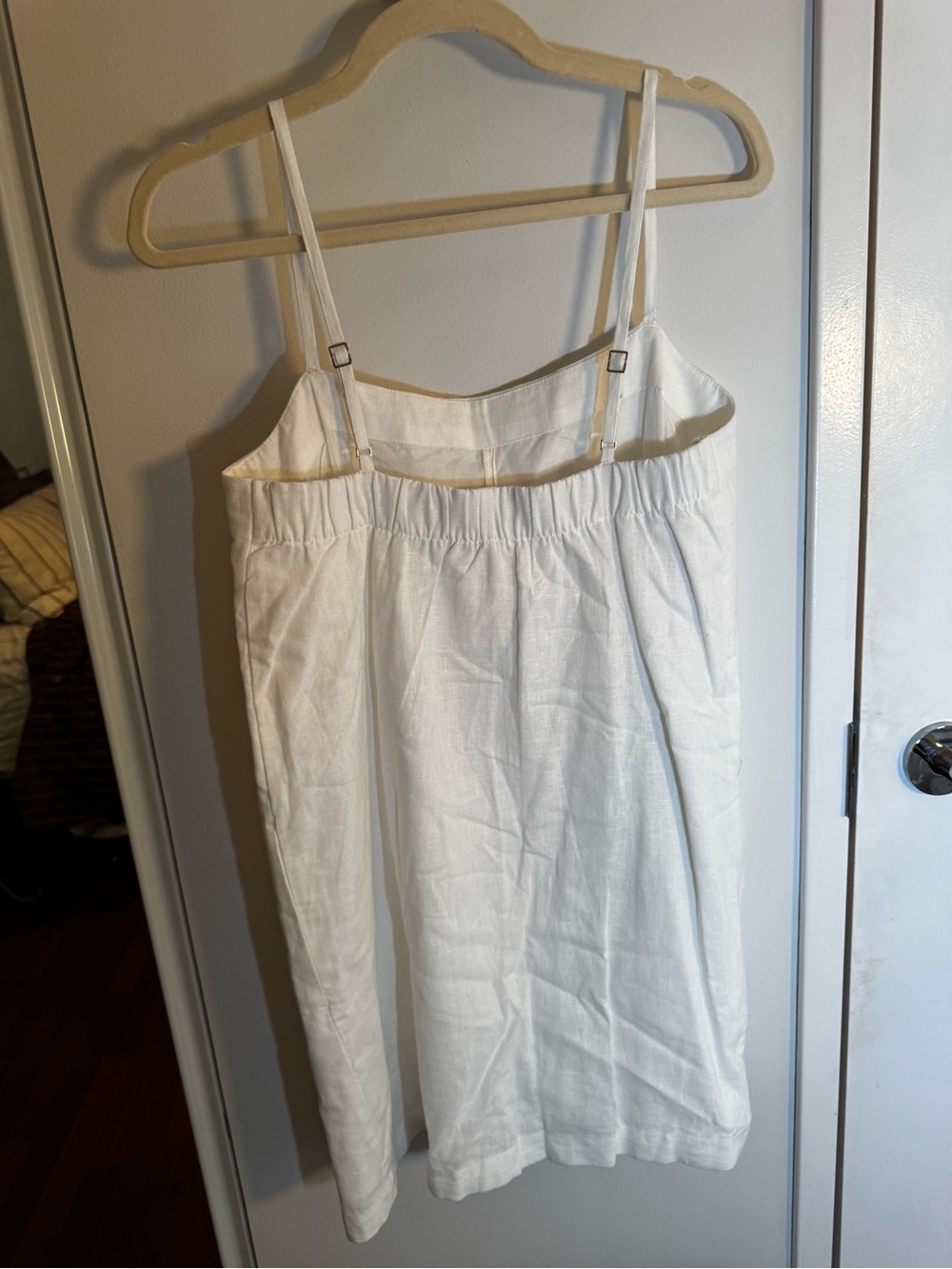 Abercrombie & Fitch White Mini Slip Dress - Picture 7 of 7